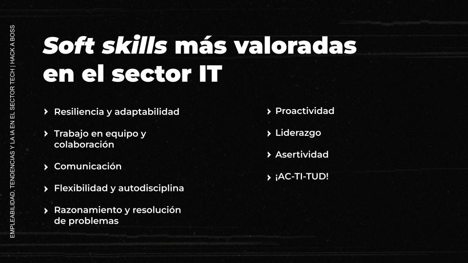 Las habilidades blandas más valoradas del sector IT
