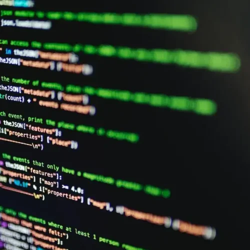 Código de programación en una pantalla de ordenador